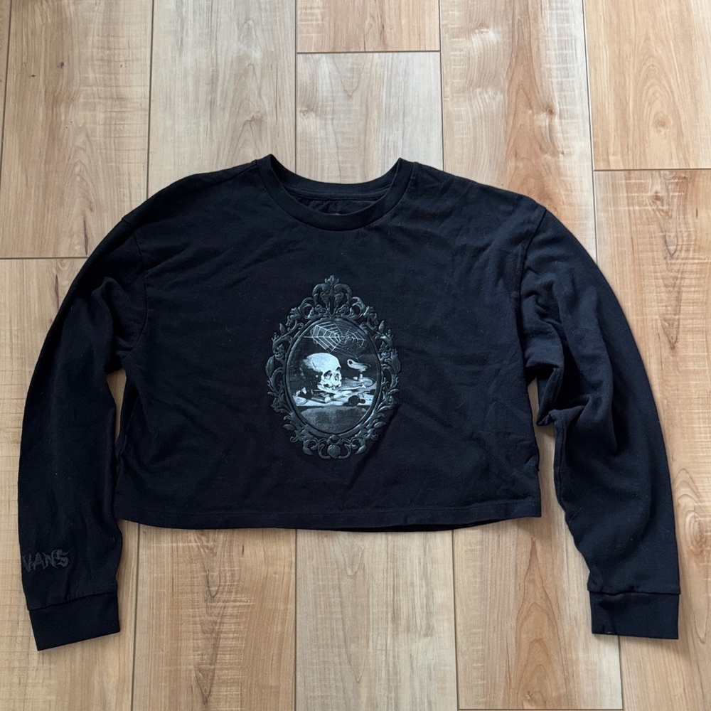 Vans Long Sleeve Crop Tee size XS